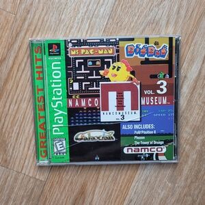 Namco Museum Vol. 3 for PlayStation - Green and Multicolor